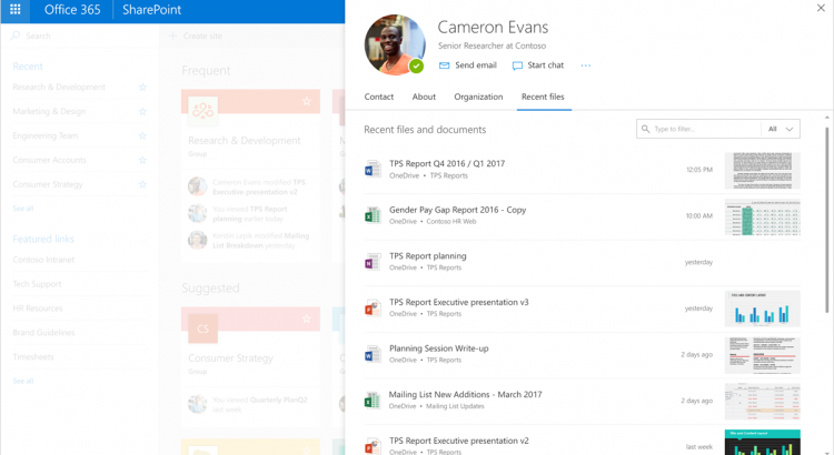 Introducing the new Office 365 profile experience – Office365Update –  Marcel Croonen's Blog